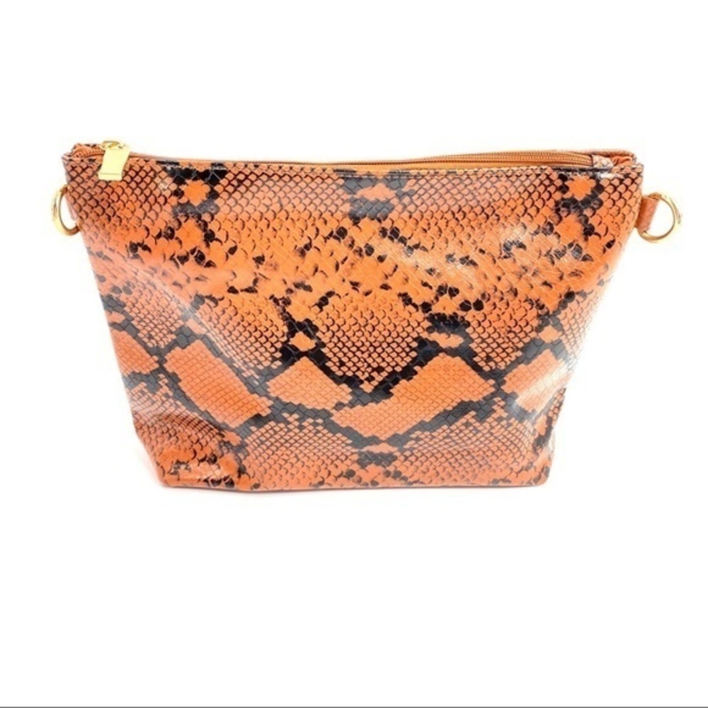 Python Snake Skin 2-in-1 Shoulder Bag - Picture 8 of 11